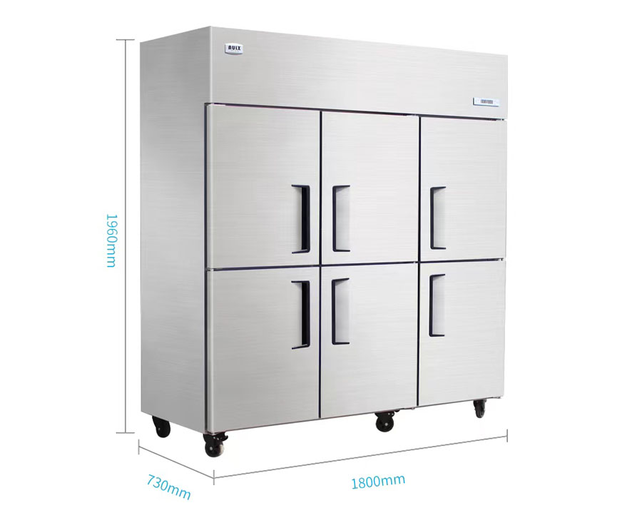 工程款直冷六門雙溫冰箱 CL-1020C3D3